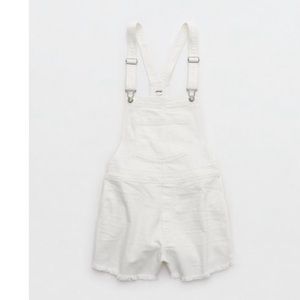 AERIE DENIM SHORTALLS